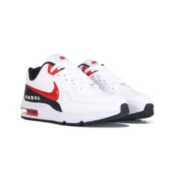 Nike Air Max LTD 3 White Red Black BV1171-100 Men's Size 10 New - Picture 2 of 7